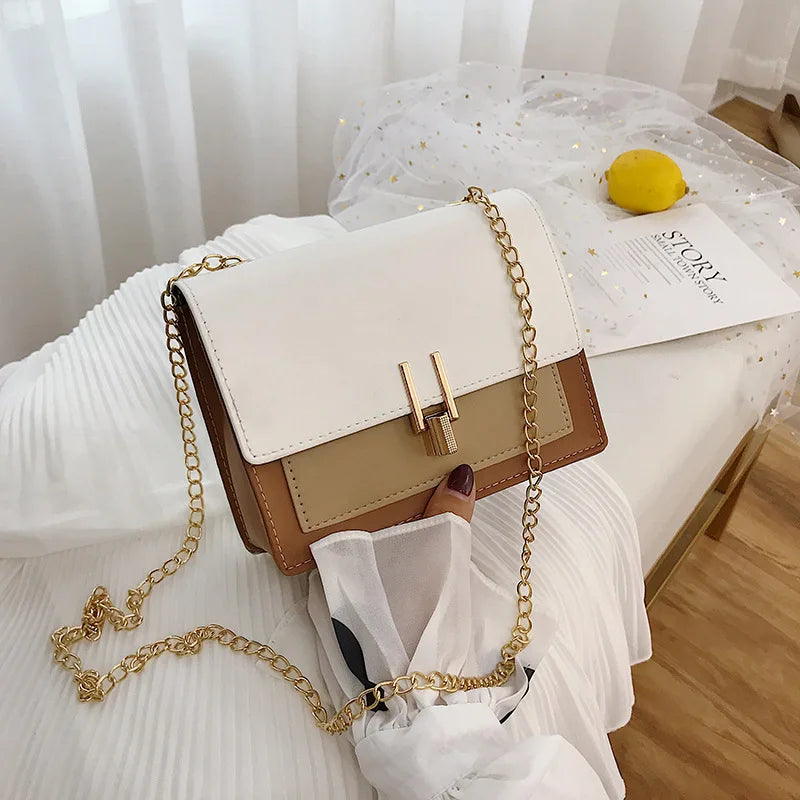 Women Bags PU Leather Crossbody Clutch Purse Chain Strap Handbags