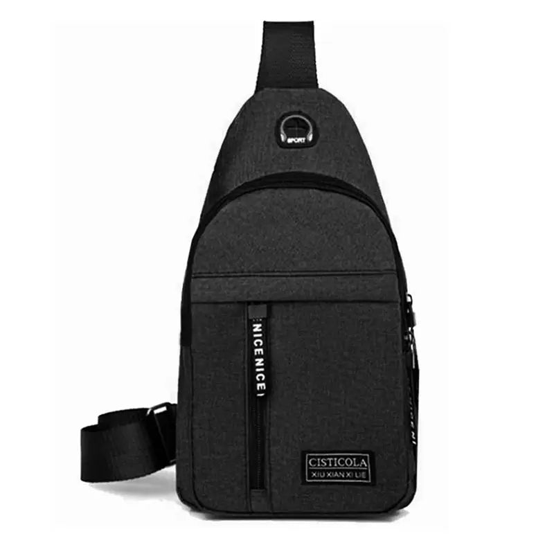 Nylon Waist Packs Sling Bag Outdoor Sport Shoulder Crossbody Chest Bag