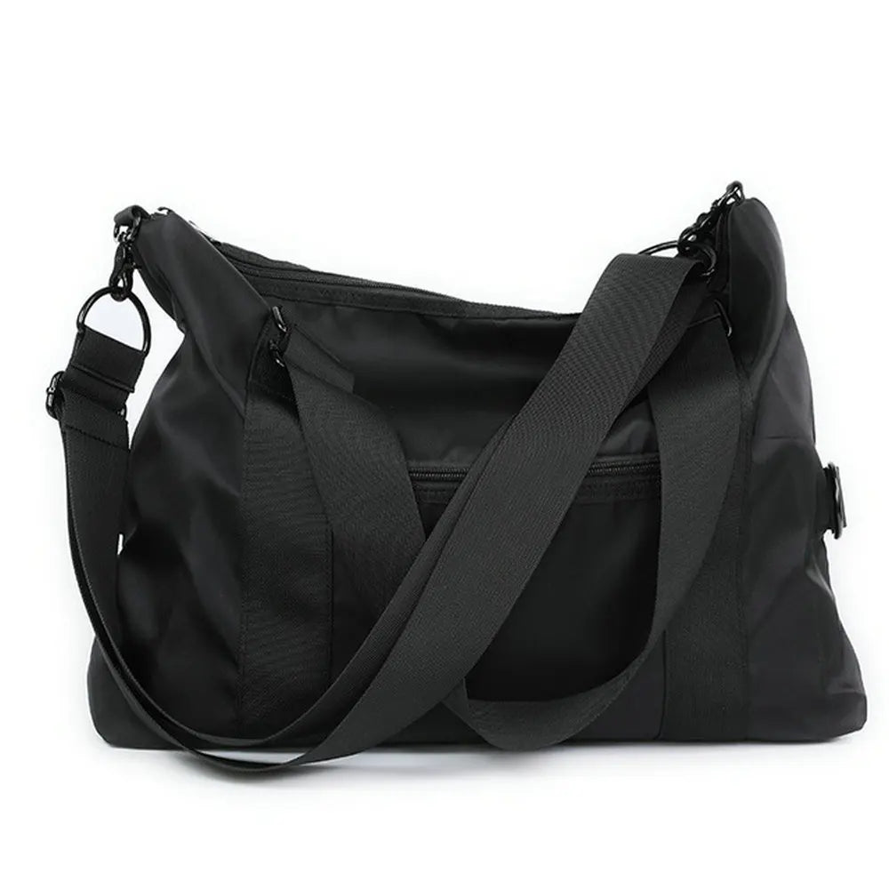 Men's Nylon Travel Bag Large Capacity Lightweight Shoulder Tote