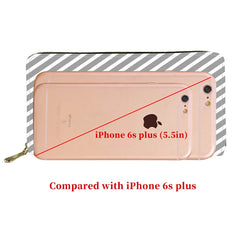 Personalized Picture Zipper Long Wallet Clutch Bag Photo Print DIY Women Wallet
