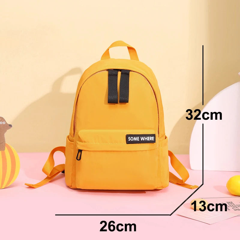 Kids School Backpack for Boys and Girls Nylon Bookbag