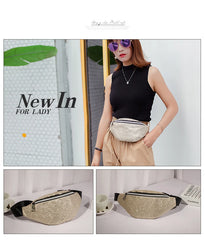 Sequins Waist Pack Summer Style Women Waist Fanny Pack