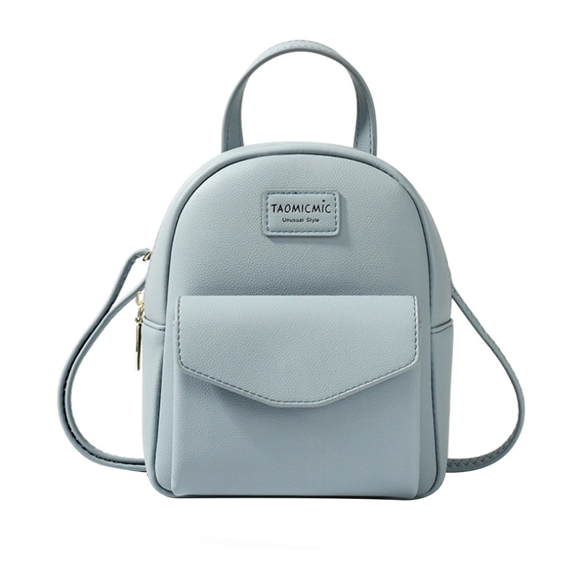 Women Casual Mini Backpack Lightweight Daypack PU Travel Shoulder Bag