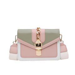 Women's PU Leather Messenger Bag Small Shoulder Handbag