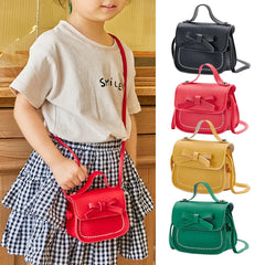 7 Colors Bowknot Coin Purses Toddler Baby Girls Messenger Bags