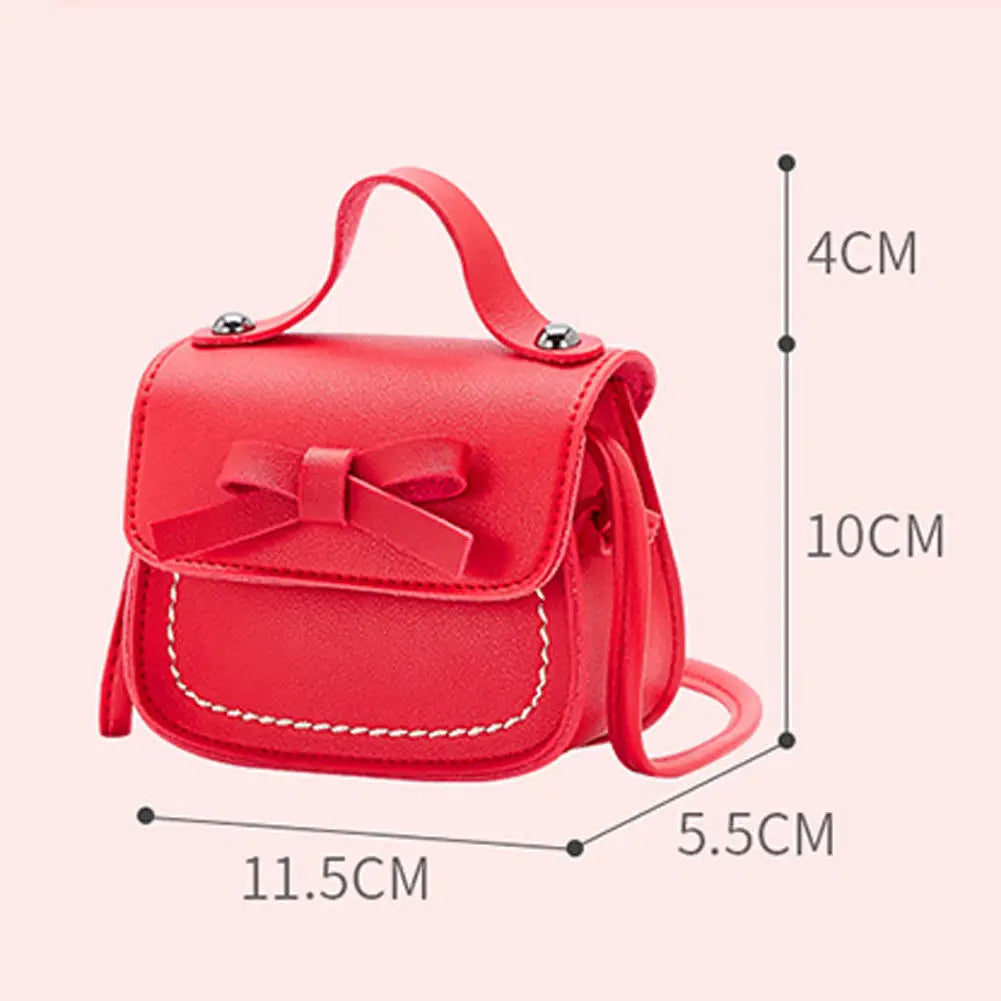 7 Colors Bowknot Coin Purses Toddler Baby Girls Messenger Bags