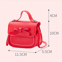7 Colors Bowknot Coin Purses Toddler Baby Girls Messenger Bags
