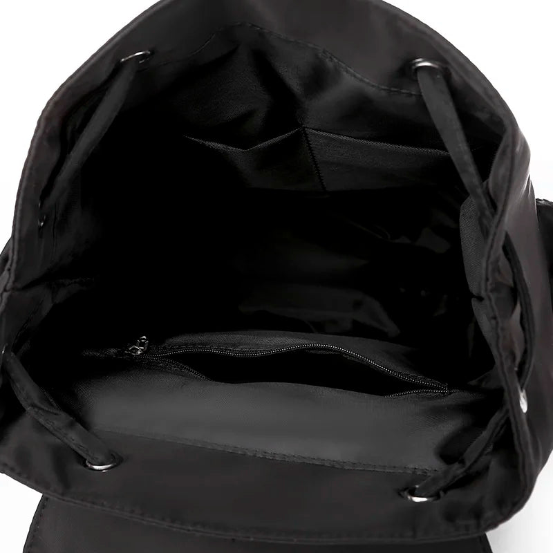 Solid Women Shoulder Bag School Backpack For Teenage Girl