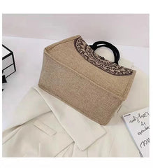 Canvas Beach Tote Bag Large Shoulder Handbag