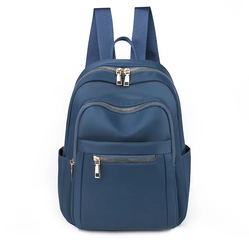 Casual Oxford Backpack Women Waterproof High Travel Tote Packbag