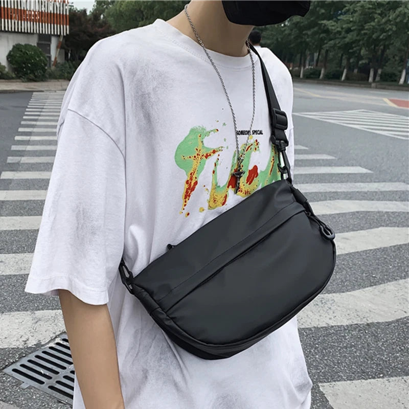 Casual Solid Women Bags Shoulder HandBag Nylon Cloth Lady Messenger Mobile Phone