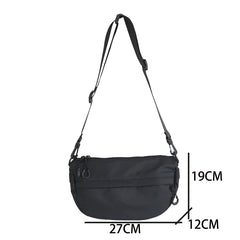 Casual Solid Women Bags Shoulder HandBag Nylon Cloth Lady Messenger Mobile Phone