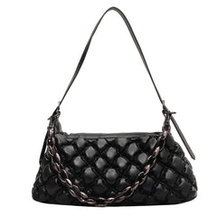 Small Chain PU Leather Shoulder Bag Winter Handbag Women