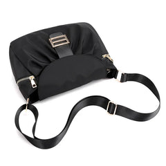 Women Shoulder Bag Small Waterproof Nylon Leather Messenger Handbag