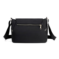 Women Shoulder Bag Small Waterproof Nylon Leather Messenger Handbag