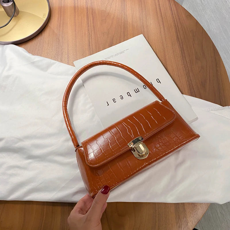 Vintage Women Totes Leather Handbag Casual Style