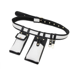 Leather Waist Pack Crossbody Pouch Adjustable Belt Phone Pouch