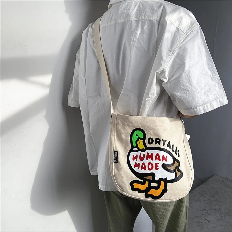 Duck Backpacks Men Women High Edition Canvas Bag