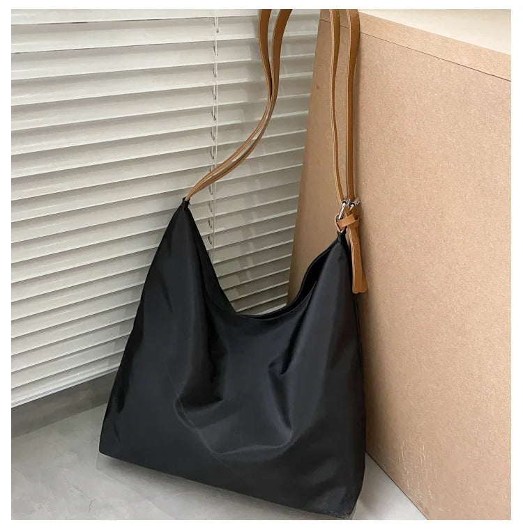 Japanese Korea Women Causal Large Capacity Totes Lightweight Oxford Cloth Bag