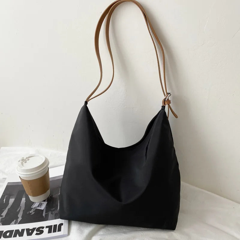 Japanese Korea Women Causal Large Capacity Totes Lightweight Oxford Cloth Bag