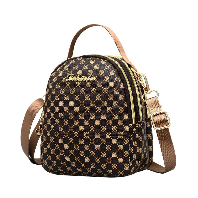 Women's PU Leather Shoulder Bag Crossbody Mobile Phone Wallet