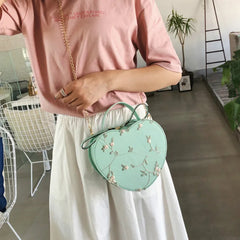 Lace Shoulder Bag Embroidery Handbag Portable Diagonal Chain Bag