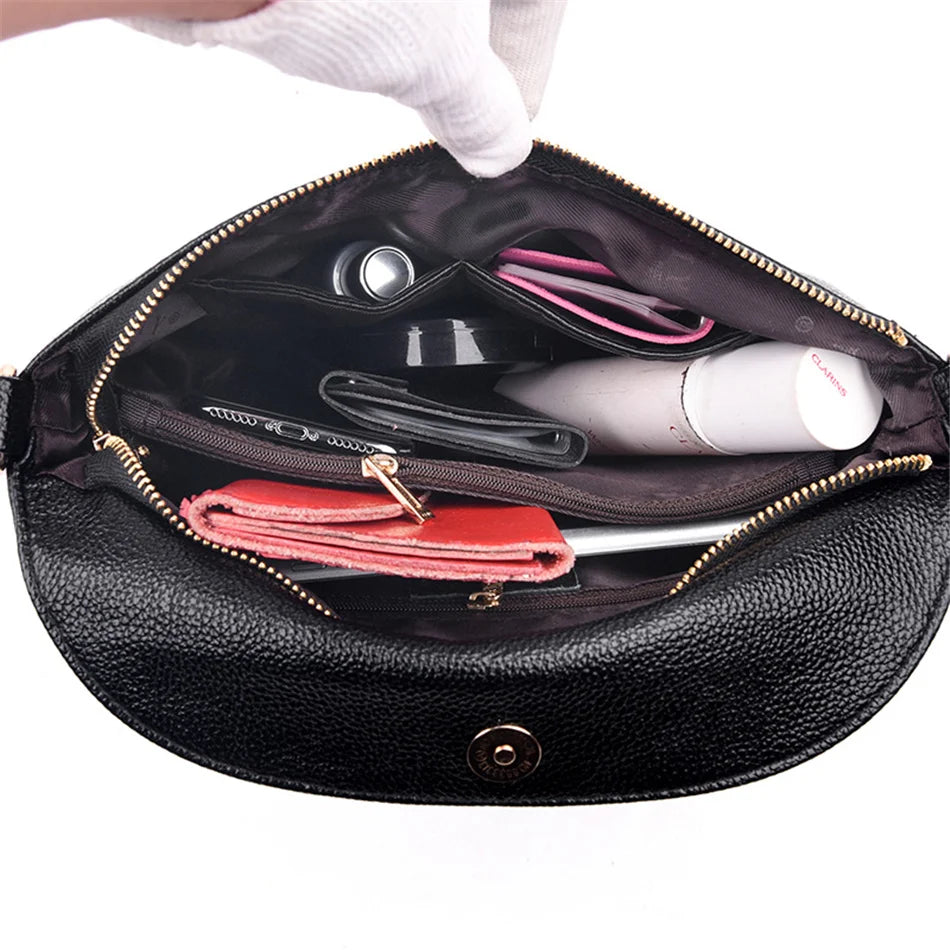 Small Leather Women Handbags Messenger Bag Ladies Shoulder Crossbody Bags