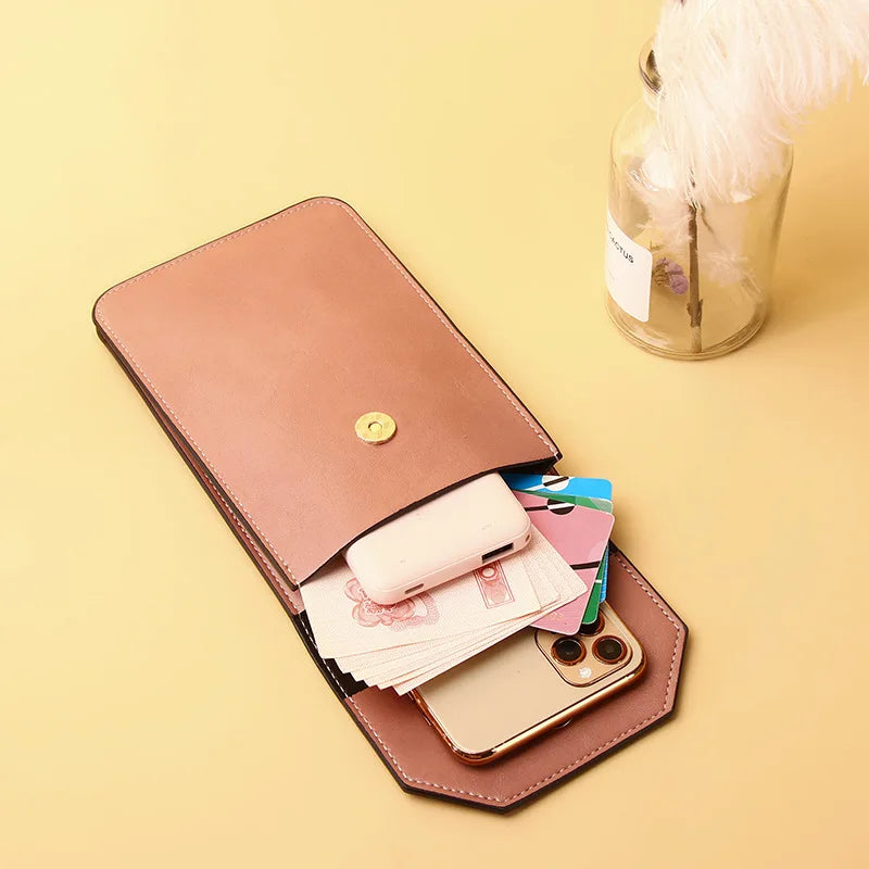 Women's Crossbody Shoulder Handbag with Touch Screen Cell Phone Pocket