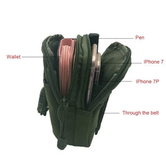 Waterproof Military Waist Pack Bum Bag Pouch with Hidden Safe