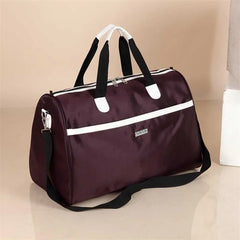 Men Women Gym Bag Sneaker Shoes Compartment Waterproof Nylon Duffel Bags