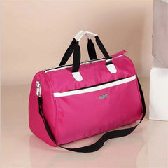 Men Women Gym Bag Sneaker Shoes Compartment Waterproof Nylon Duffel Bags