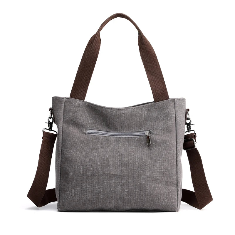 Canvas Women Shoulder Bags High Capacity Handbag Ladies Crossbody Tote