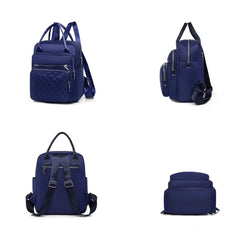 Casual Ladies Multifunctional Backpack Diamond Lattice Women Shoulder Bag