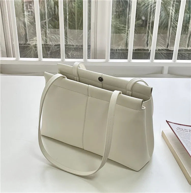 Retro Style Shoulder Bag High Capacity Tote Bag