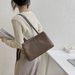 Retro Style Shoulder Bag High Capacity Tote Bag