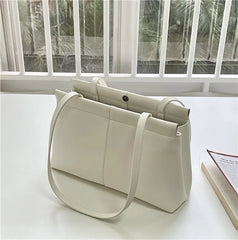 Retro Style Shoulder Bag High Capacity Tote Bag