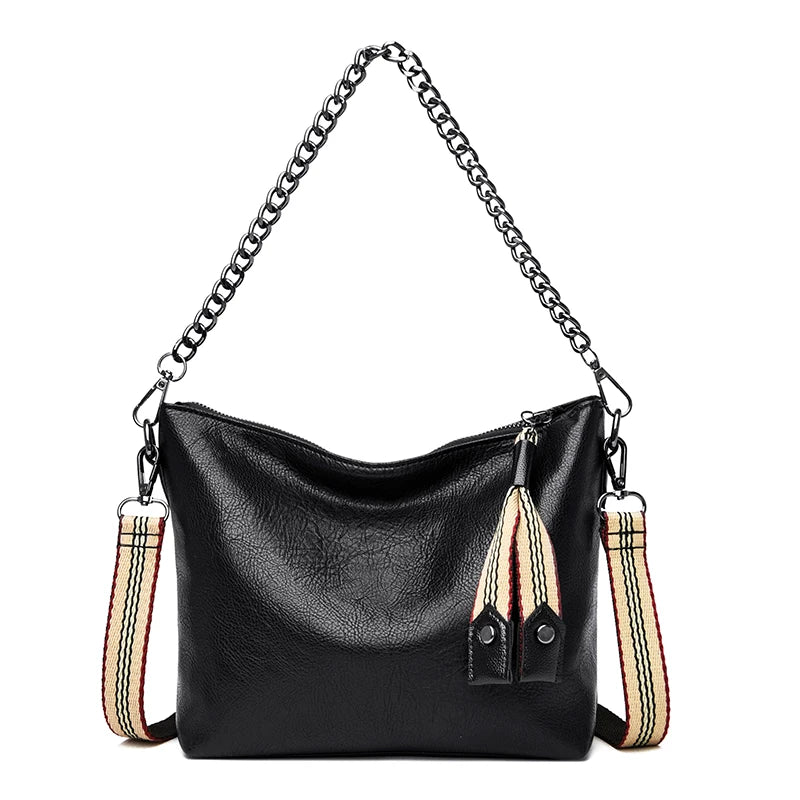 Soft PU Leather Women Shoulder Bags Large Female Crossbody Tote Bag