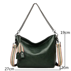 Soft PU Leather Women Shoulder Bags Large Female Crossbody Tote Bag