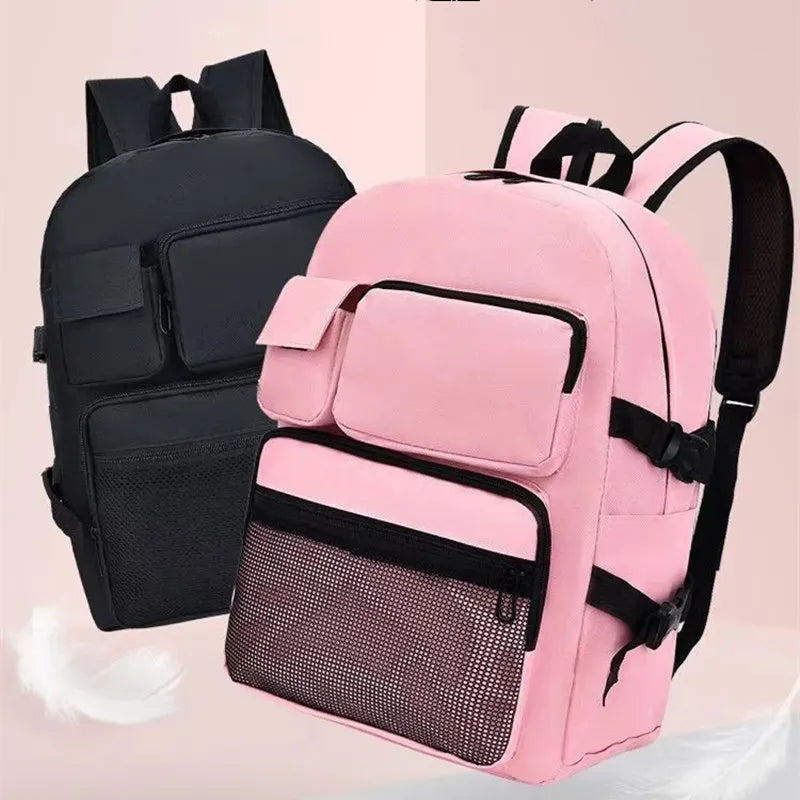 Oxford Multifunctional Pocket Backpack for Teenage Boys Girls