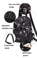 Women Shoulder Bag Oxford Cloth School Bag For Teenage Girl