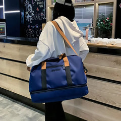 Women's High Quality Cross Travel Bags Large Capacity Waterproof Storage Bag