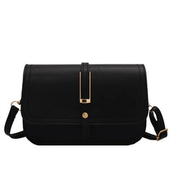 High PU Leather Shoulder Bag Retro Saddle Crossbody Bag