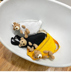 Small Fresh Girl Messenger Chest Bag Canvas Single Shoulder Multi-function