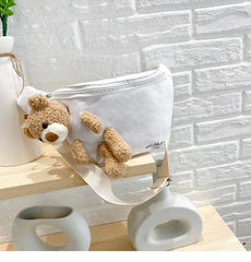 Small Fresh Girl Messenger Chest Bag Canvas Single Shoulder Multi-function