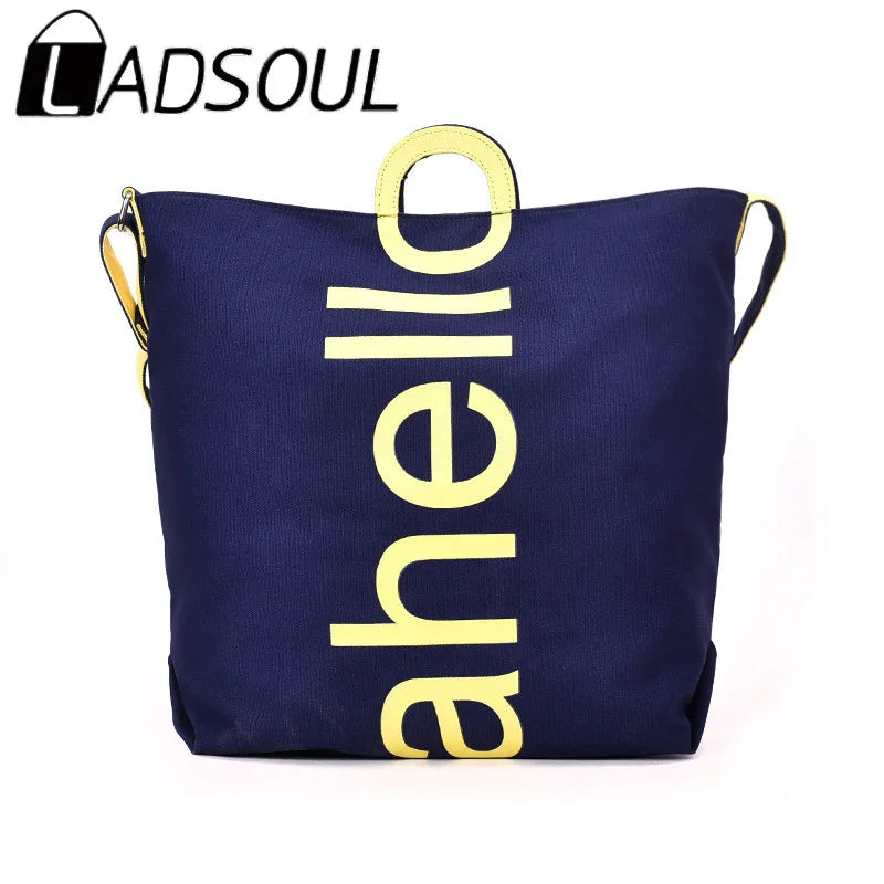 Women Casual Canvas Bag Large Capacity Handbag