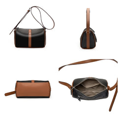 Women Leather Handbag Cowhide Messenger Bag