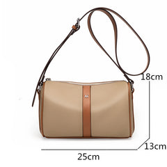 Women Leather Handbag Cowhide Messenger Bag