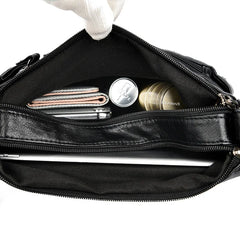 Retro PU Leather Handbag Large Capacity Messenger Bag