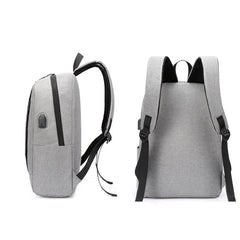 USB Backpack Anti Theft Men Travel Daypack School Bag
