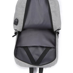 USB Backpack Anti Theft Men Travel Daypack School Bag